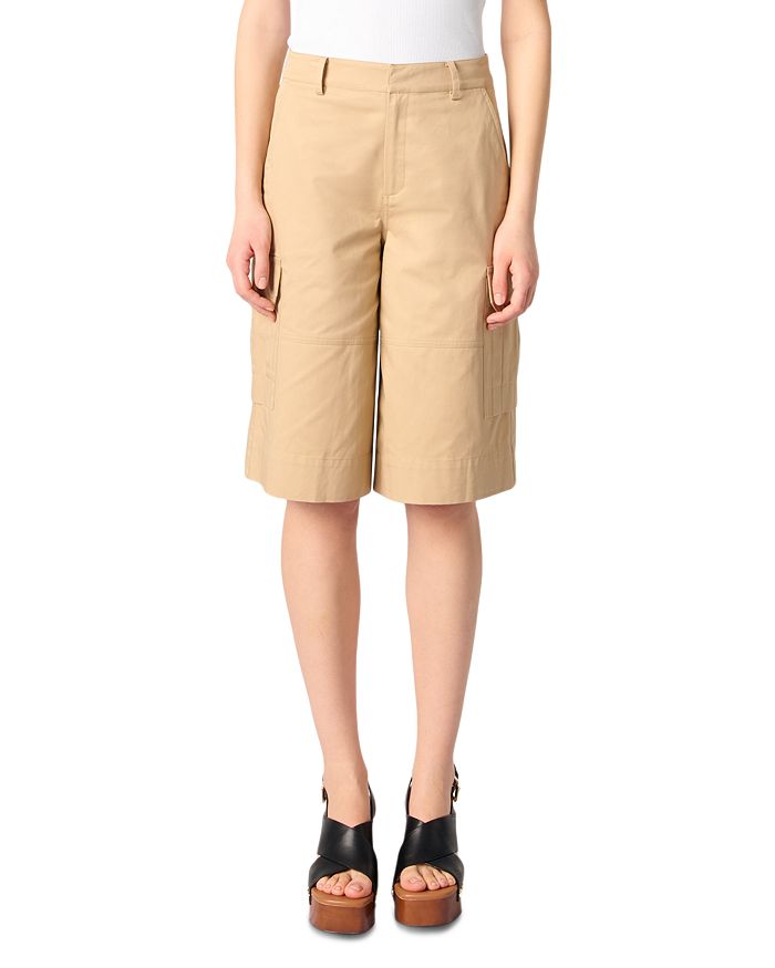 Хлопковые бермуды Maje, коричневый/бежевый
Хлопковые бермуды Maje, коричневый/бежевый