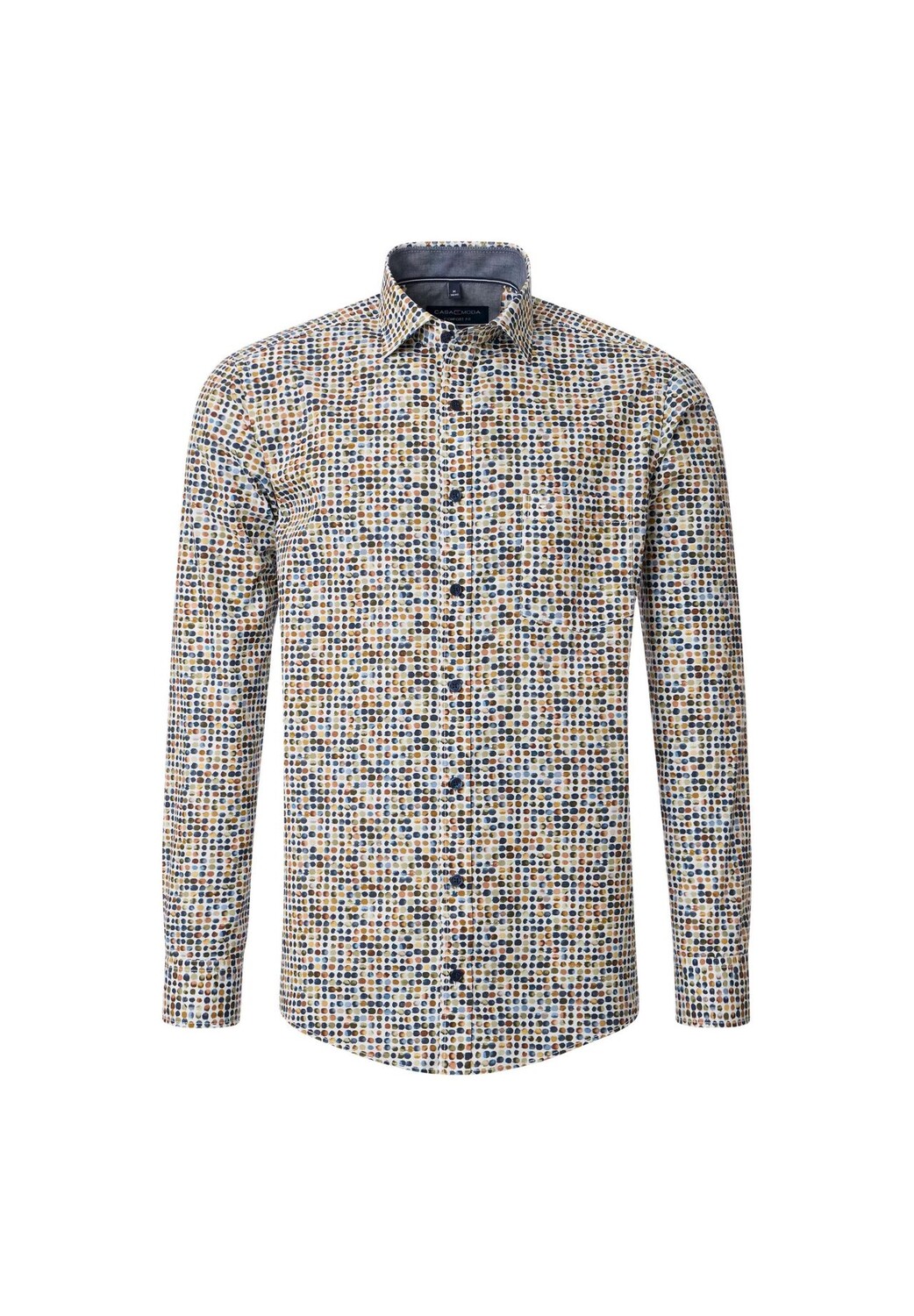 Мужская повседневная рубашка с принтом, удобная посадка CASAMODA, зеленый
Мужская повседневная рубашка с принтом, удобная посадка CASAMODA, зеленый