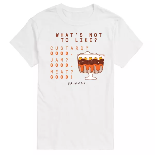 Мужская футболка с принтом "Друзья — что может быть лучше" Parfait Licensed Character, белый 
Мужская футболка с принтом "Друзья — что может быть лучше" Parfait Licensed Character, белый