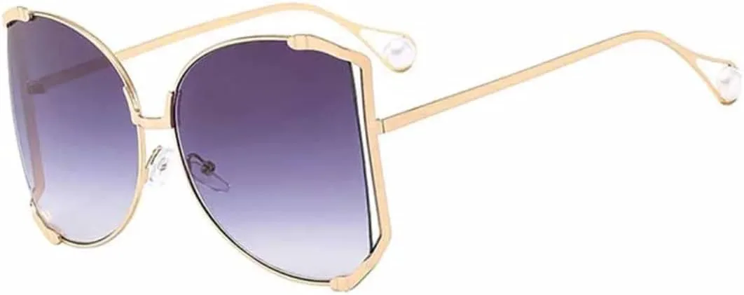 Модные роскошные солнцезащитные очки в металлической оправе в стиле панк для женщин и мужчин с защитой от УФ-излучения UV400 TOIPASTN, Gold Gradient Gray
Модные роскошные солнцезащитные очки в металлической оправе в стиле панк для женщин и мужчин с защитой от УФ-излучения UV400 TOIPASTN, Gold Gradient Gray