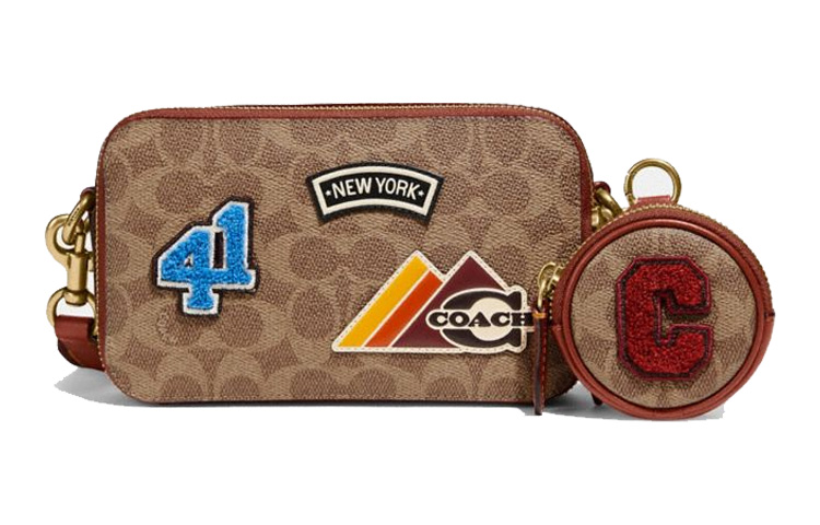 Charter Canvas Кожаная Комбинированная Сумка Через Плечо, Мини Слинг Бэг Женская Цвет Хаки и Кирпично-Красный COACH
Charter Canvas Кожаная Комбинированная Сумка Через Плечо, Мини Слинг Бэг Женская Цвет Хаки и Кирпично-Красный COACH