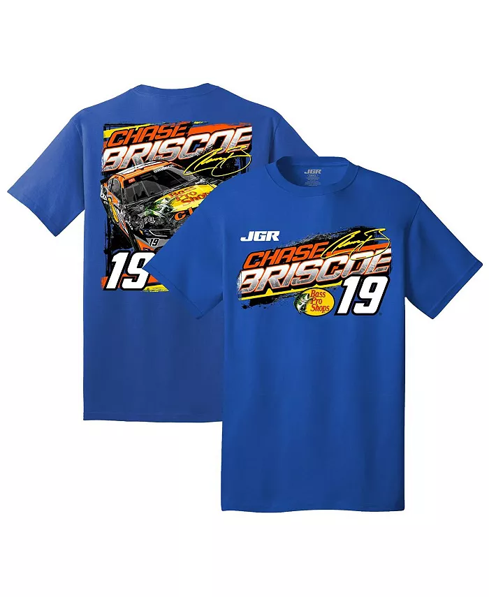 Мужская футболка Royal Chase Briscoe Bass Pro Shops с автомобильным принтом Joe Gibbs Racing Team Collection
Мужская футболка Royal Chase Briscoe Bass Pro Shops с автомобильным принтом Joe Gibbs Racing Team Collection