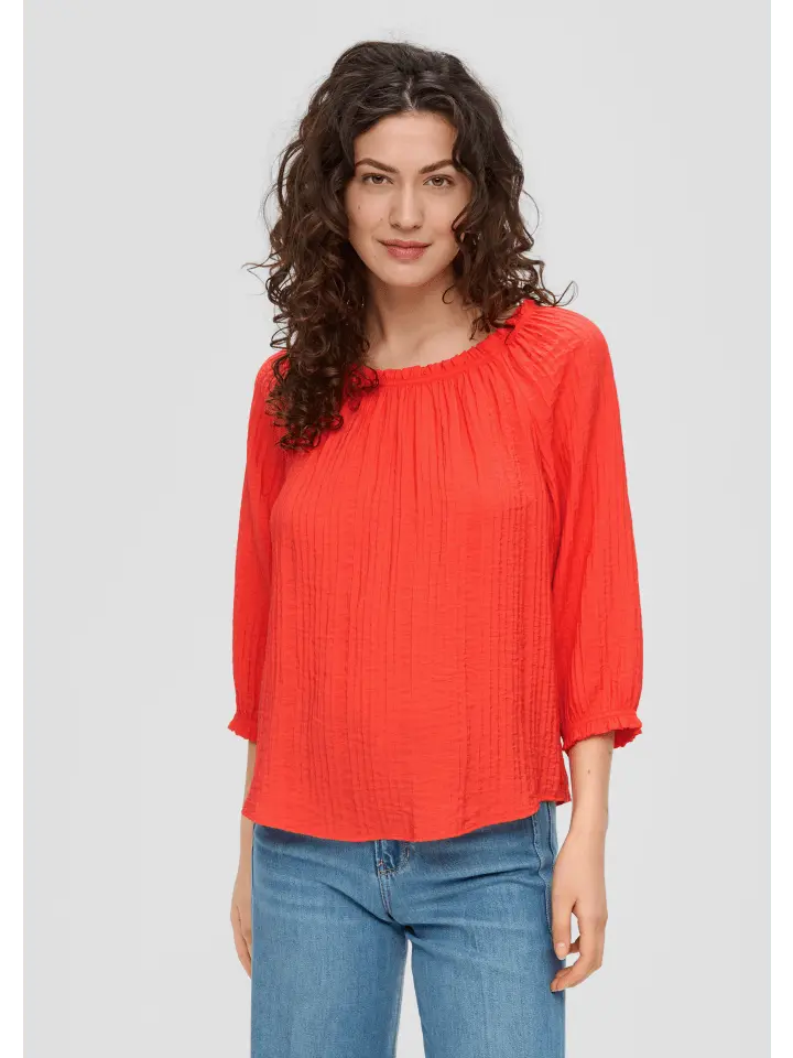 Блуза sOliver kurzarm, оранжевый
Блуза sOliver kurzarm, оранжевый