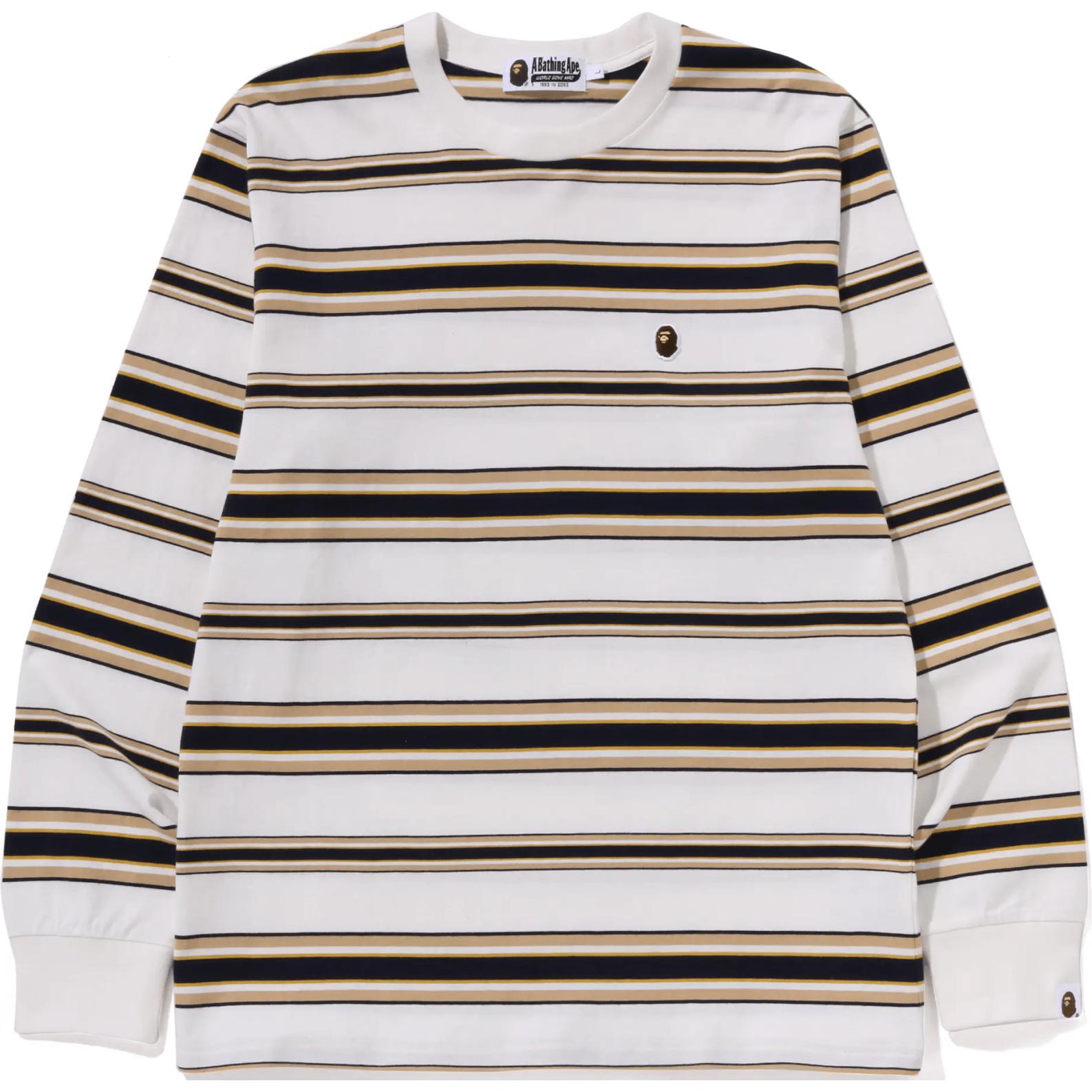 Футболка Bape One Point Stripe с длинным рукавом A BATHING APE, белый
Футболка Bape One Point Stripe с длинным рукавом A BATHING APE, белый