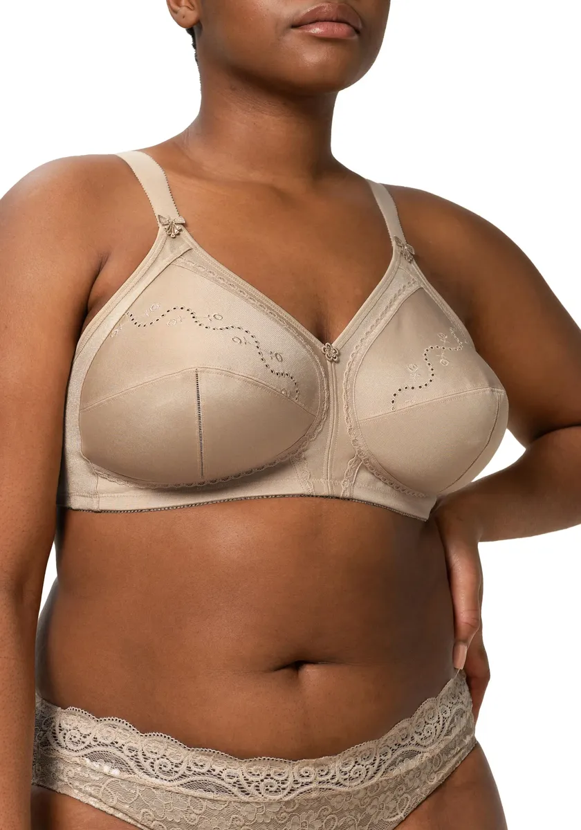 Бюстгальтер Triumph без косточек "Doreen + Cotton 01 N", чашка B-E, чашки без уплотнений, вышивка петельки, бежевый
Бюстгальтер Triumph без косточек "Doreen + Cotton 01 N", чашка B-E, чашки без уплотнений, вышивка петельки, бежевый