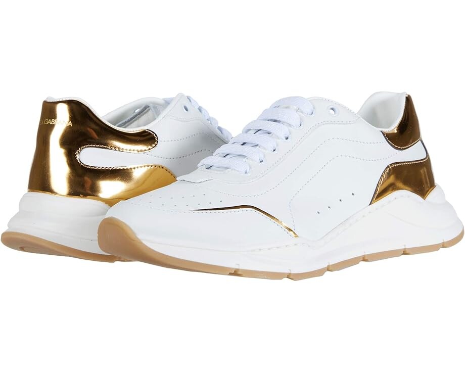 Кроссовки Dolce & Gabbana Sneaker Classica Vitello Nappa, цвет Bianco/Oro Chiaro
Кроссовки Dolce & Gabbana Sneaker Classica Vitello Nappa, цвет Bianco/Oro Chiaro