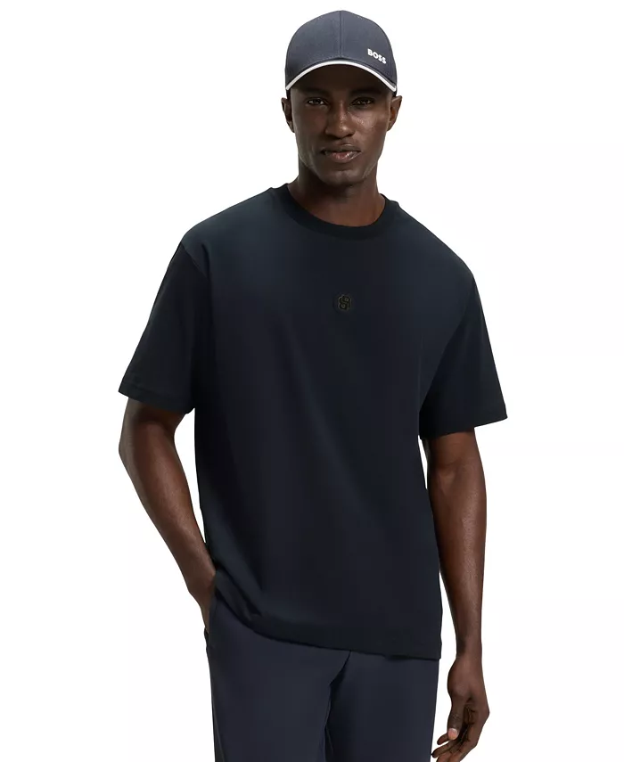 Мужская футболка Regular-Fit с монограммой Double B Hugo Boss, синий
Мужская футболка Regular-Fit с монограммой Double B Hugo Boss, синий