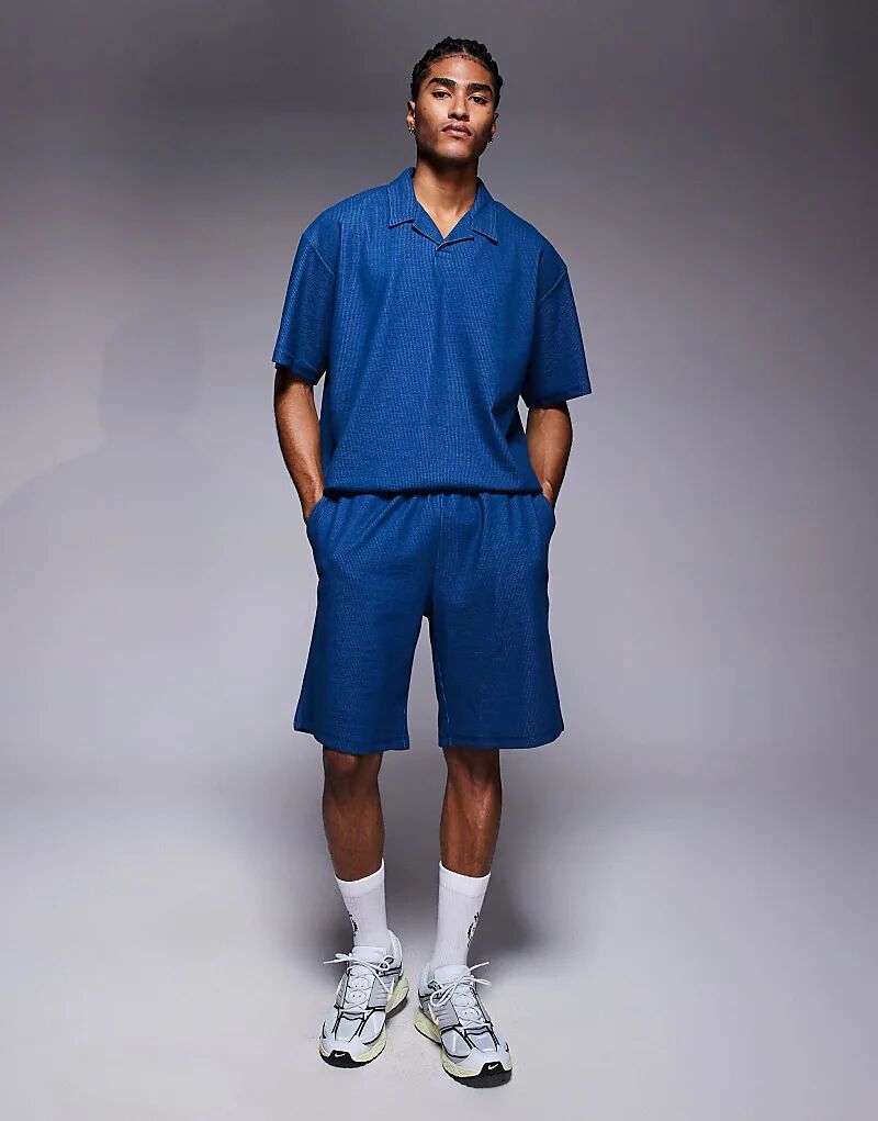 Текстурные шорты ADPT цвета деним синего цвета
Текстурные шорты ADPT цвета деним синего цвета