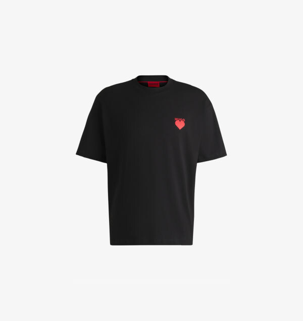 Футболка свободного кроя из хлопкового джерси с фирменным принтом Hugo, черный
Футболка свободного кроя из хлопкового джерси с фирменным принтом Hugo, черный