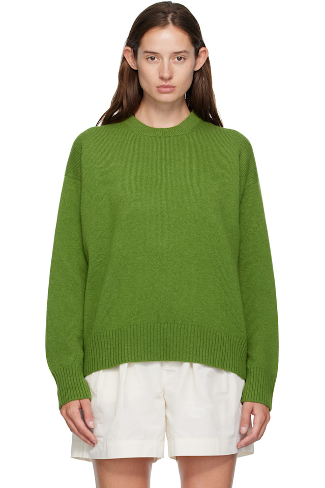 &Daughter Свитер Green Innes с круглым вырезом и свободным кроем
&Daughter Свитер Green Innes с круглым вырезом и свободным кроем