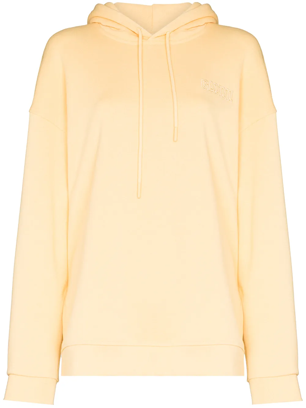 Худи оверсайз с вышитым логотипом GANNI, желтый
Худи оверсайз с вышитым логотипом GANNI, желтый
