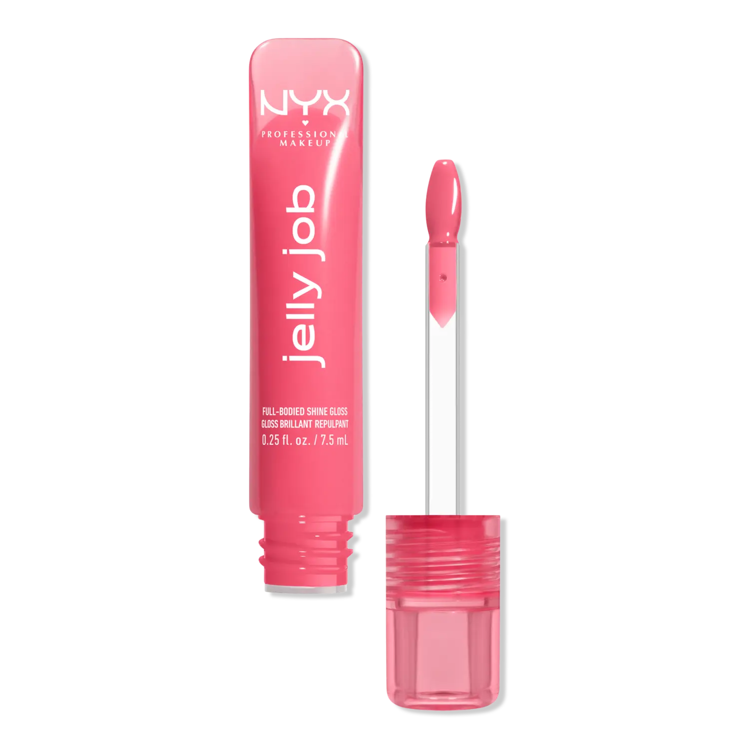 Блеск для губ NYX Professional Makeup Jelly Job, Jelly Blushin', 7.5 мл
Блеск для губ NYX Professional Makeup Jelly Job, Jelly Blushin', 7.5 мл