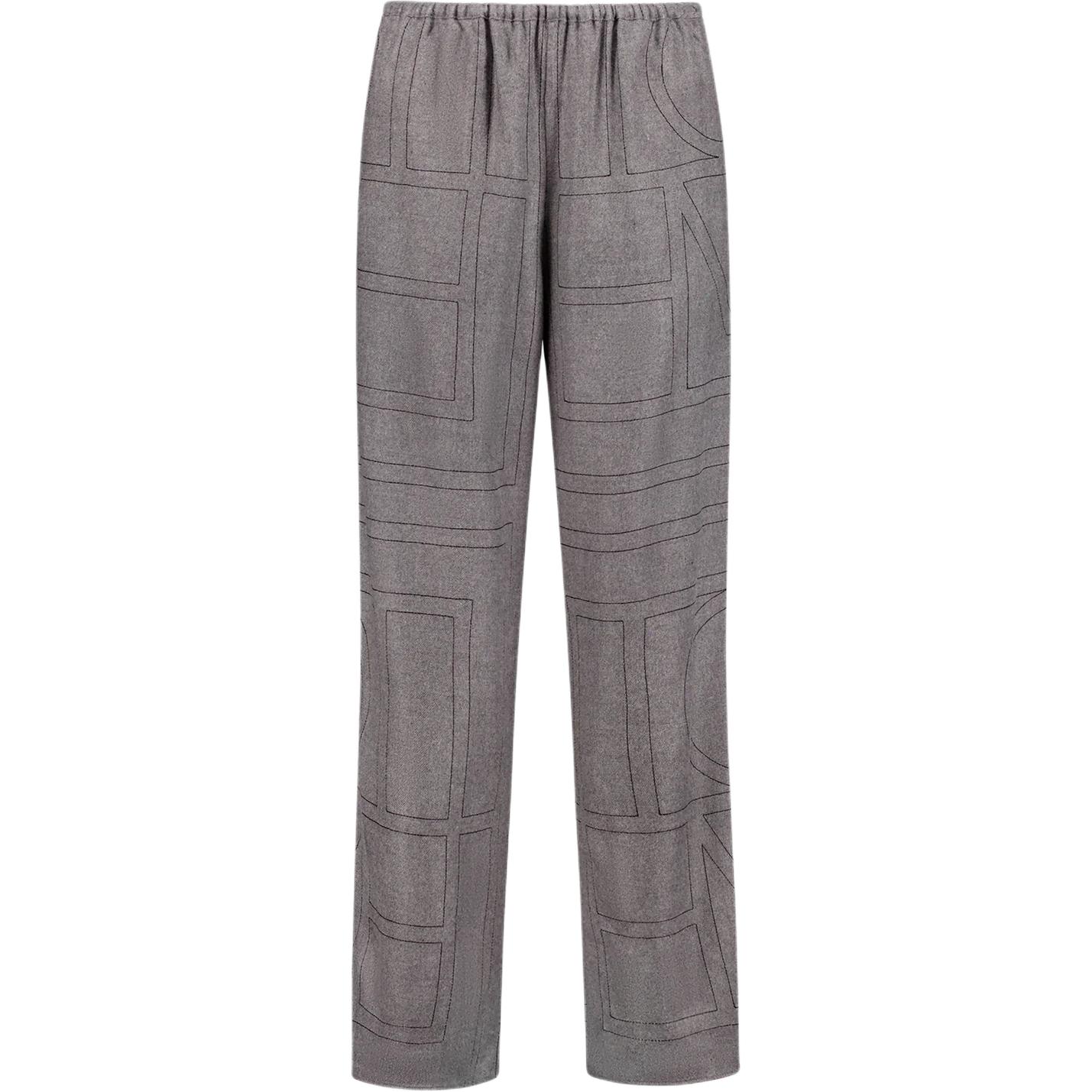 Брюки прямого кроя Monogram Flannel TOTEME, серый
Брюки прямого кроя Monogram Flannel TOTEME, серый