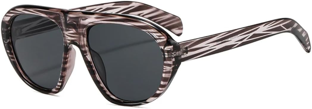 Винтажные солнцезащитные очки конфетных цветов для мужчин и женщин, модные солнцезащитные очки для активного отдыха, защита от УФ-излучения UV400, панк-стиль, леопардовый принт TVTBBVV, Gray Stripe Gray
Винтажные солнцезащитные очки конфетных цветов для мужчин и женщин, модные солнцезащитные очки для активного отдыха, защита от УФ-излучения UV400, панк-стиль, леопардовый принт TVTBBVV, Gray Stripe Gray