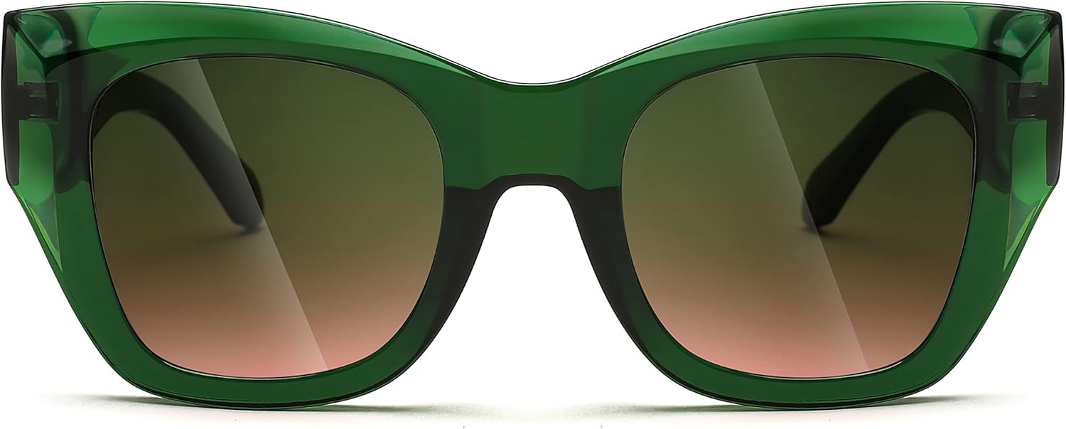 Солнцезащитные очки FEISEDY Oversized Cat Eye для женщин и мужчин, винтажный ретро-стиль, толстая оправа, роскошные, модные, защита от УФ-излучения UV400, B2378, Green
Солнцезащитные очки FEISEDY Oversized Cat Eye для женщин и мужчин, винтажный ретро-стиль, толстая оправа, роскошные, модные, защита от УФ-излучения UV400, B2378, Green