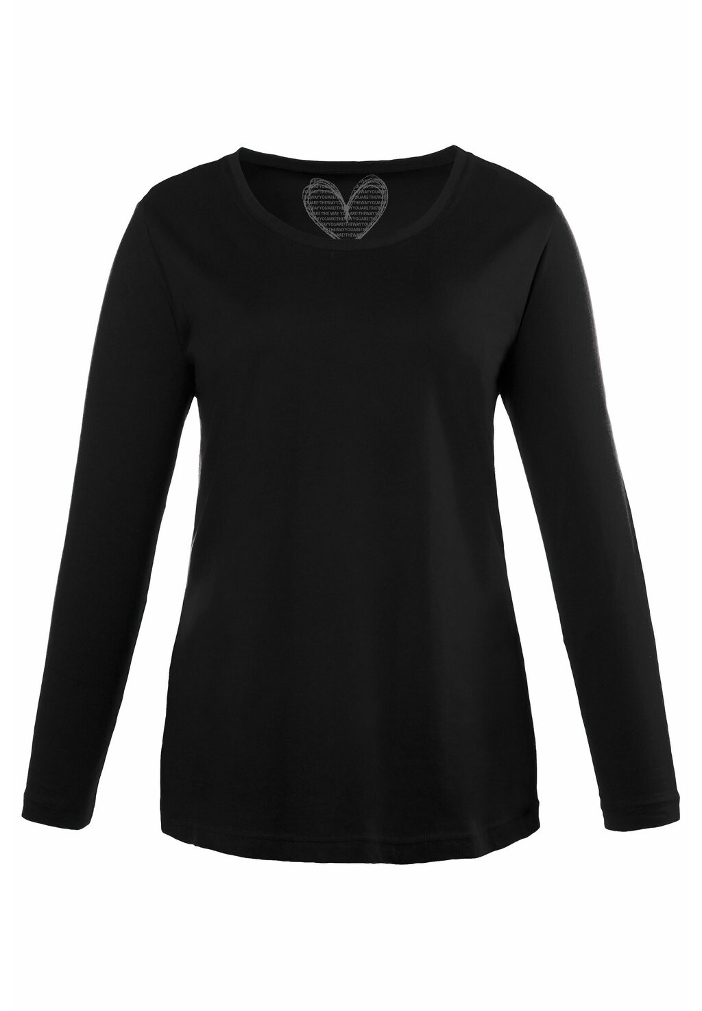 Топ с длинными рукавами TAILLES COL ROND Ulla Popken, черный
Топ с длинными рукавами TAILLES COL ROND Ulla Popken, черный