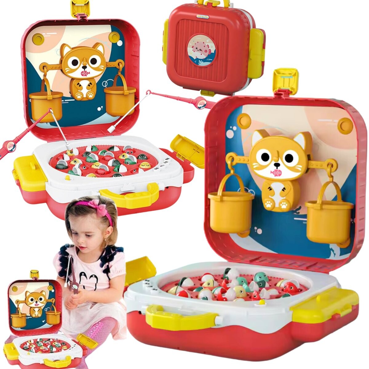 Интерактивная подвижная база для рыбалки со звуком чемодана для удочек и рыбы Inna marka
Интерактивная подвижная база для рыбалки со звуком чемодана для удочек и рыбы Inna marka