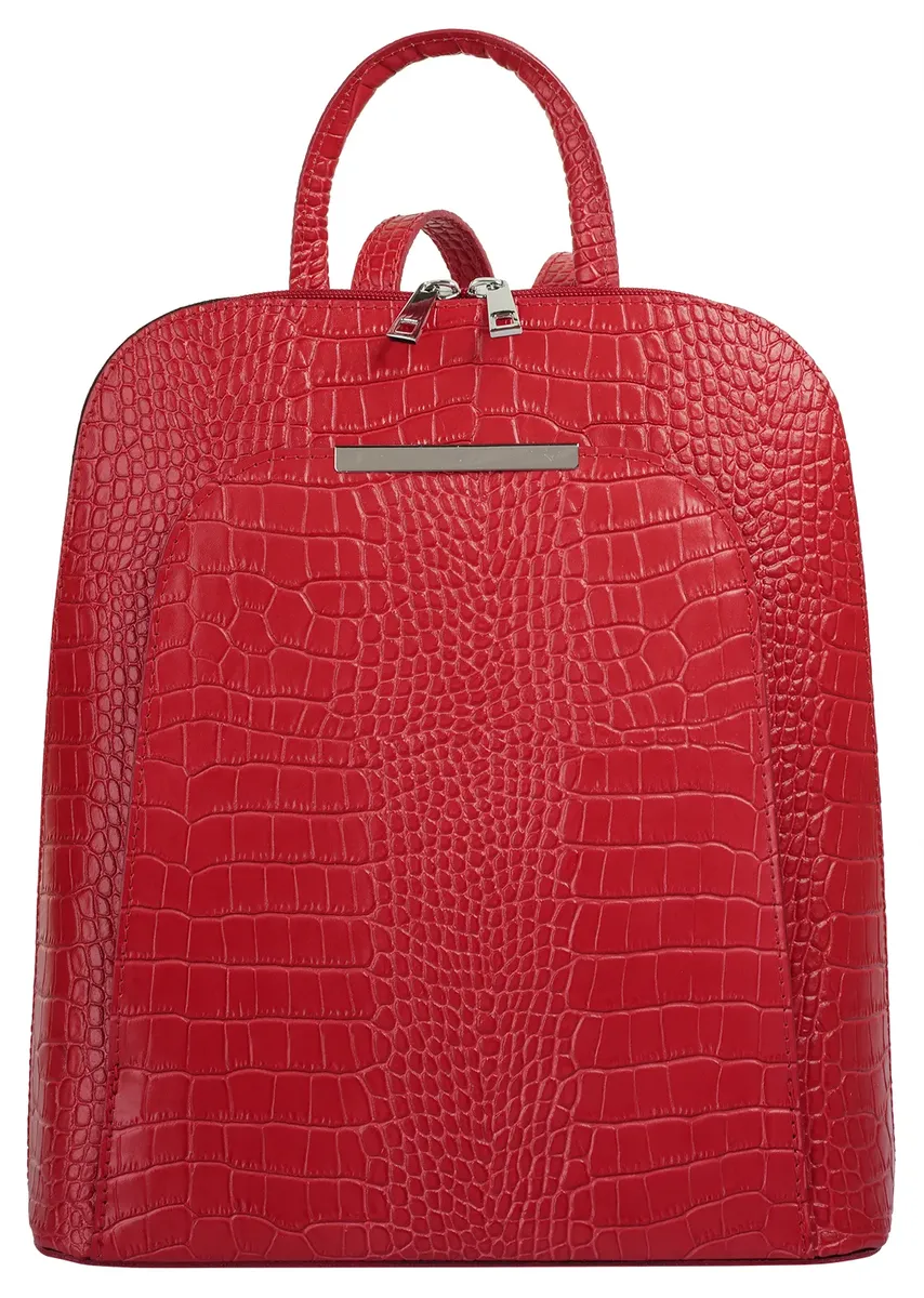 Городской рюкзак Cluty, натуральная кожа, производство Италия, красный
Городской рюкзак Cluty, натуральная кожа, производство Италия, красный