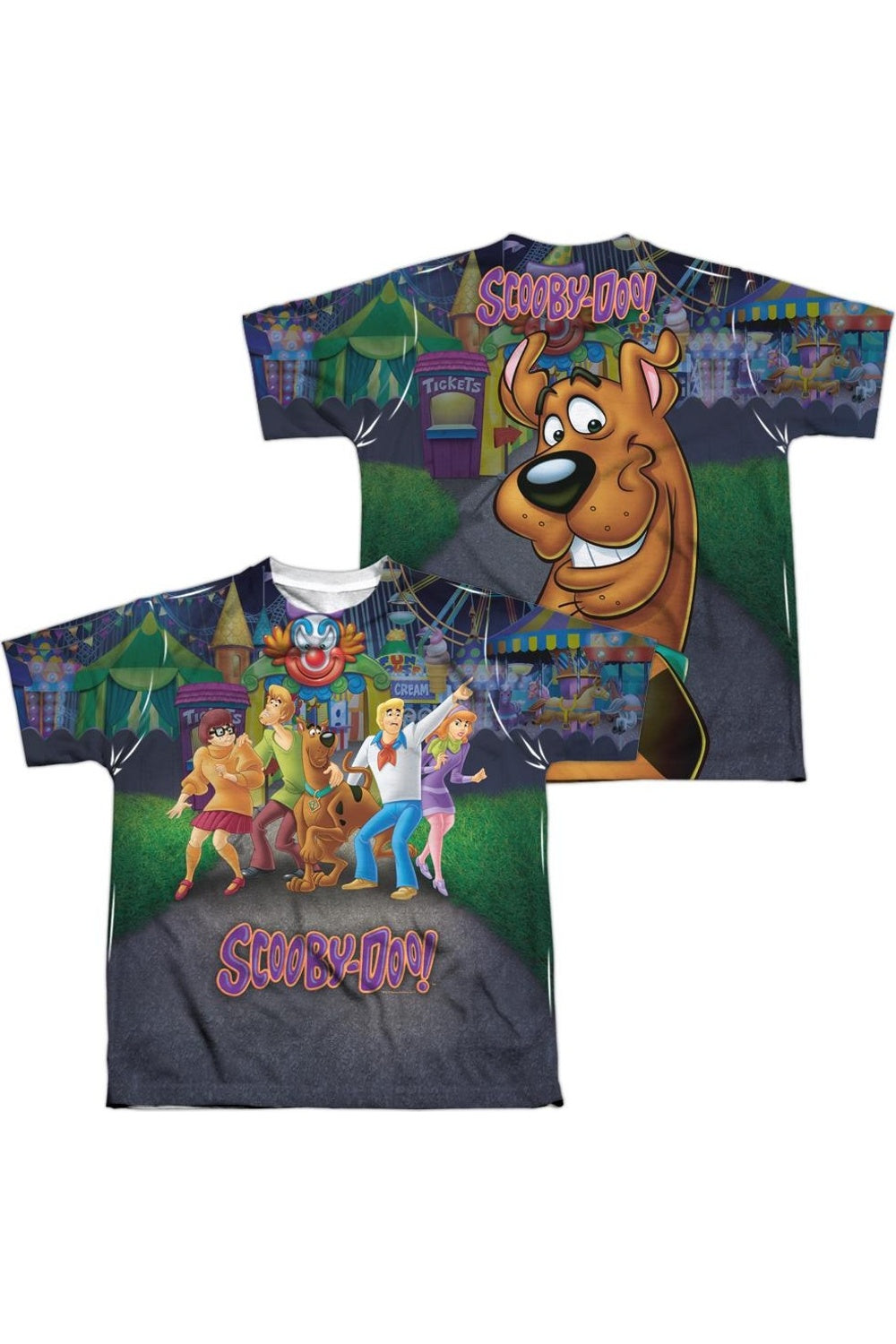 Футболка с коротким рукавом для детей с принтом "Парк развлечений Скуби-Ду" (спереди и сзади) Gildan, белый
Футболка с коротким рукавом для детей с принтом "Парк развлечений Скуби-Ду" (спереди и сзади) Gildan, белый