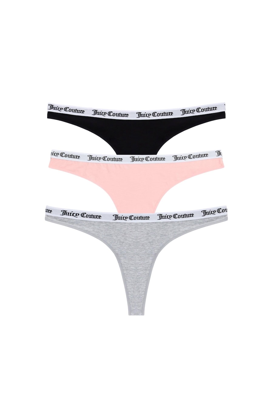 Стринги Juicy Couture Dana, серый/розовый/черный
Стринги Juicy Couture Dana, серый/розовый/черный