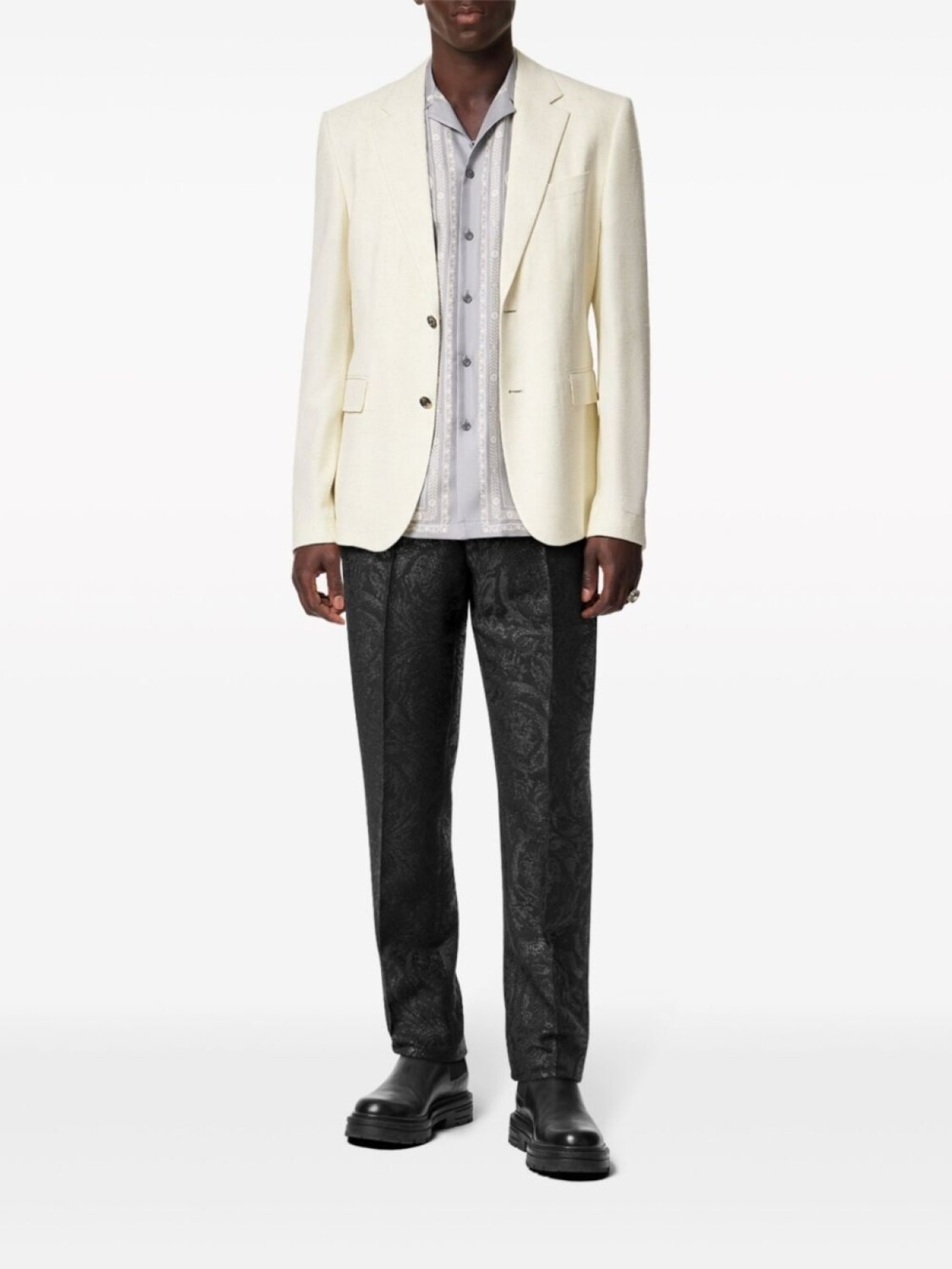 Versace строгие брюки с жаккардовым узором Barocco, черный
Versace строгие брюки с жаккардовым узором Barocco, черный