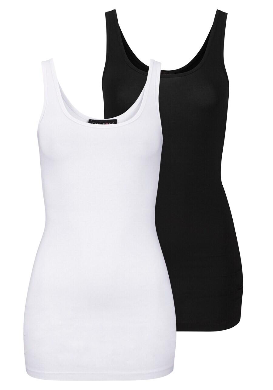 Топ Melrose, черный/белый 
Топ Melrose, черный/белый