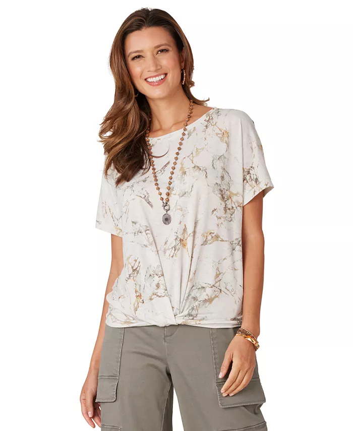 Укороченный топ с коротким рукавом и скрученным передом, принтованный, размер Petite Democracy, коричневый/бежевый
Укороченный топ с коротким рукавом и скрученным передом, принтованный, размер Petite Democracy, коричневый/бежевый