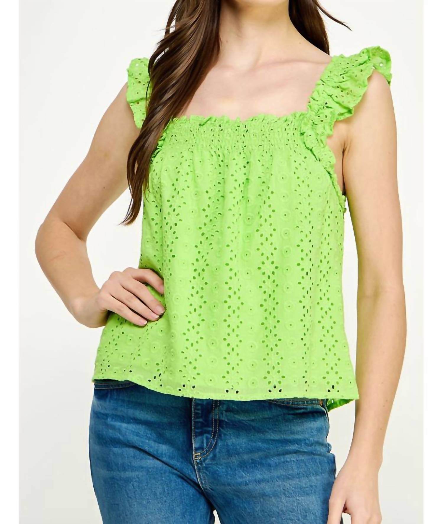 Топ без рукавов Grace зеленого цвета Strut & Bolt
Топ без рукавов Grace зеленого цвета Strut & Bolt