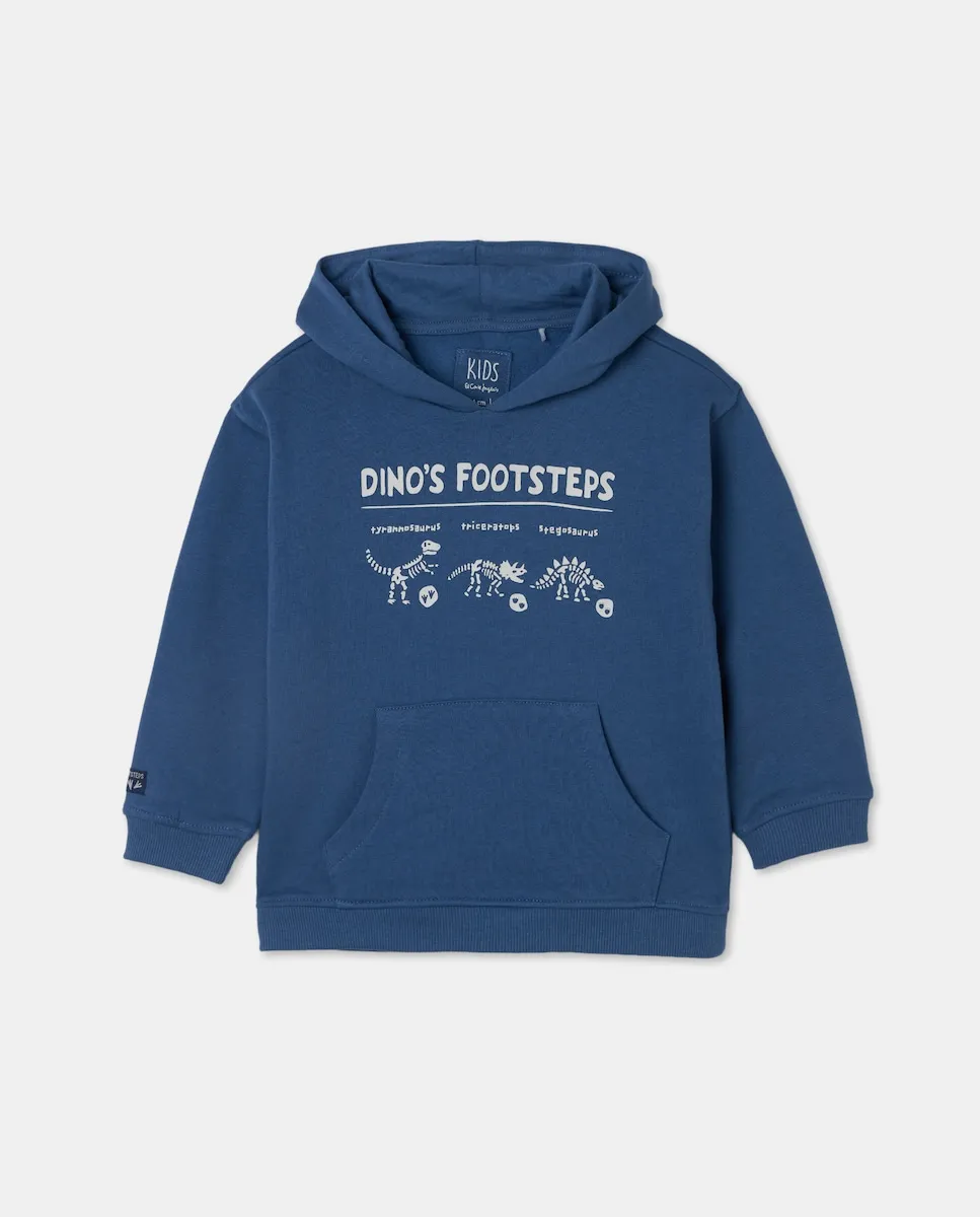 Толстовка на молнии с капюшоном и рисунком динозавра для мальчика Kids El Corte Inglés, синий
Толстовка на молнии с капюшоном и рисунком динозавра для мальчика Kids El Corte Inglés, синий