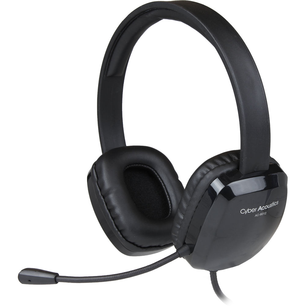 USB-стереогарнитура Cyber Acoustics AC-6012
USB-стереогарнитура Cyber Acoustics AC-6012