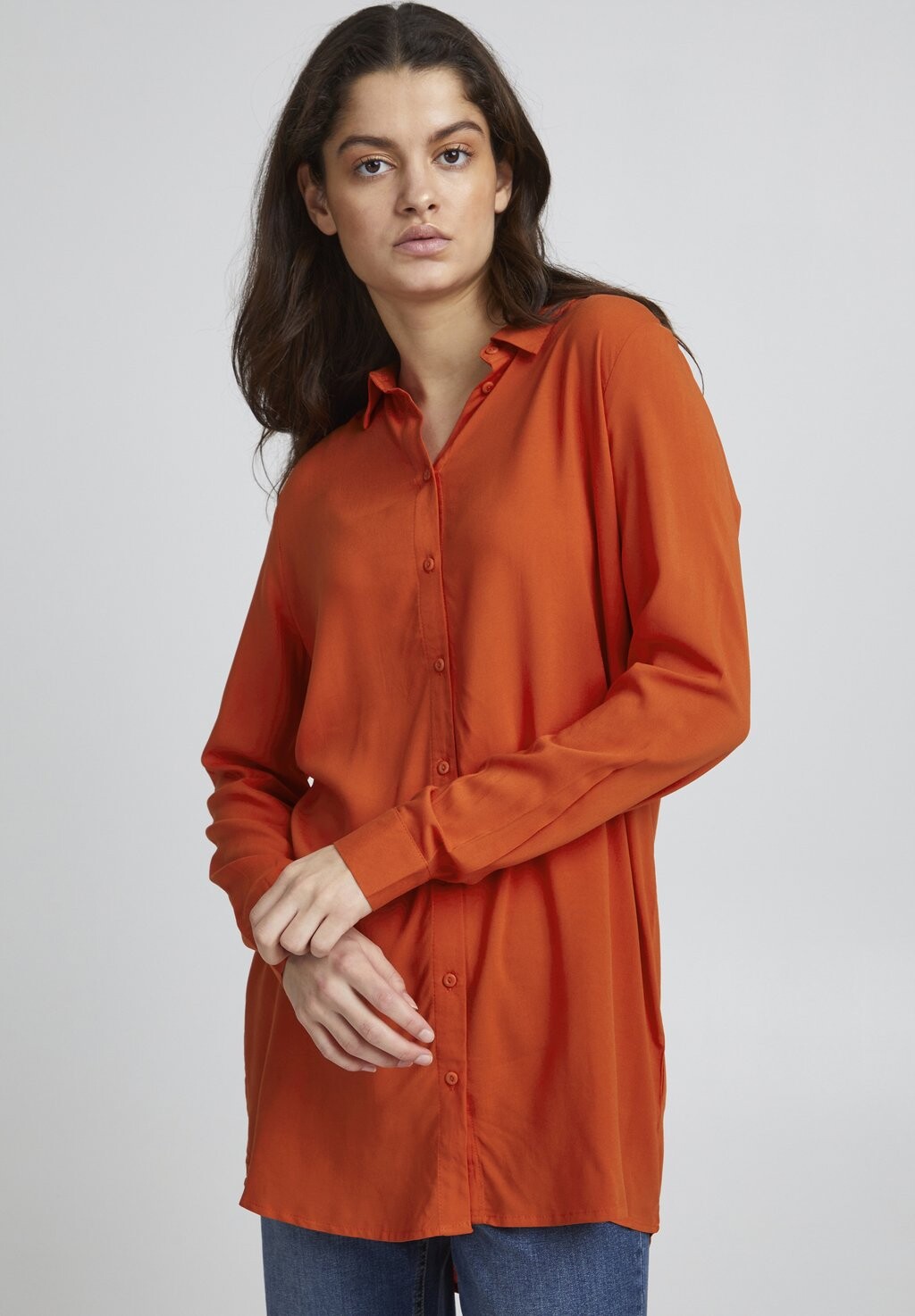 Рубашка ICHI Ihmain удлиненная, оранжевый
Рубашка ICHI Ihmain удлиненная, оранжевый