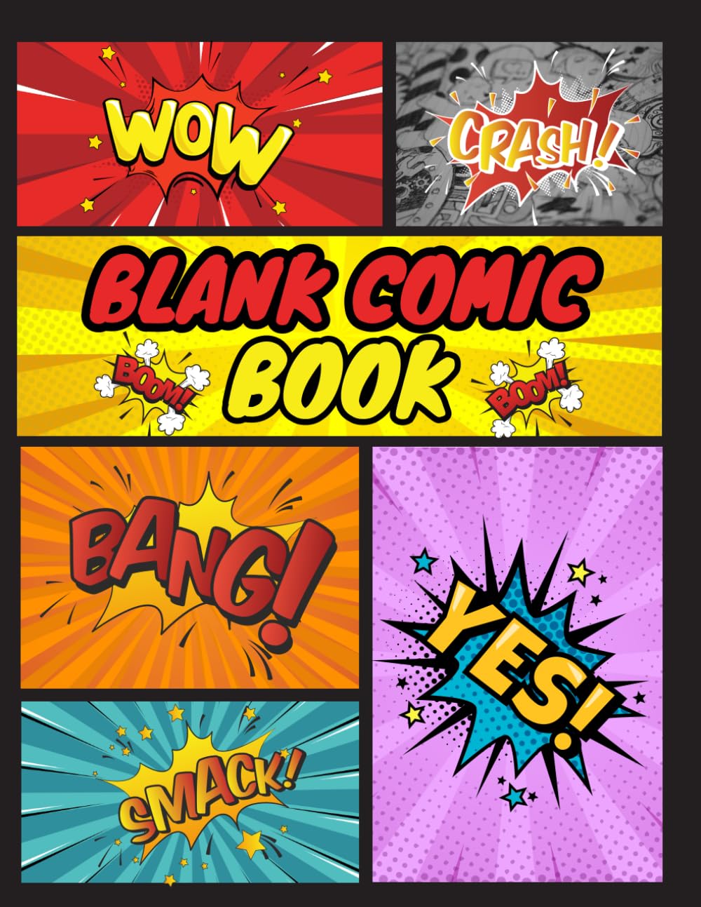 Blank Comic Book: Create & Draw Your Own Comics - 120 Fun Blank Templates for Kids, Teens & Adults | Large 8.5 x 11 Sketchbook Journal: Unleash your imagination with this Blank Comic Book
Blank Comic Book: Create & Draw Your Own Comics - 120 Fun Blank Templates for Kids, Teens & Adults | Large 8.5 x 11 Sketchbook Journal: Unleash your imagination with this Blank Comic Book