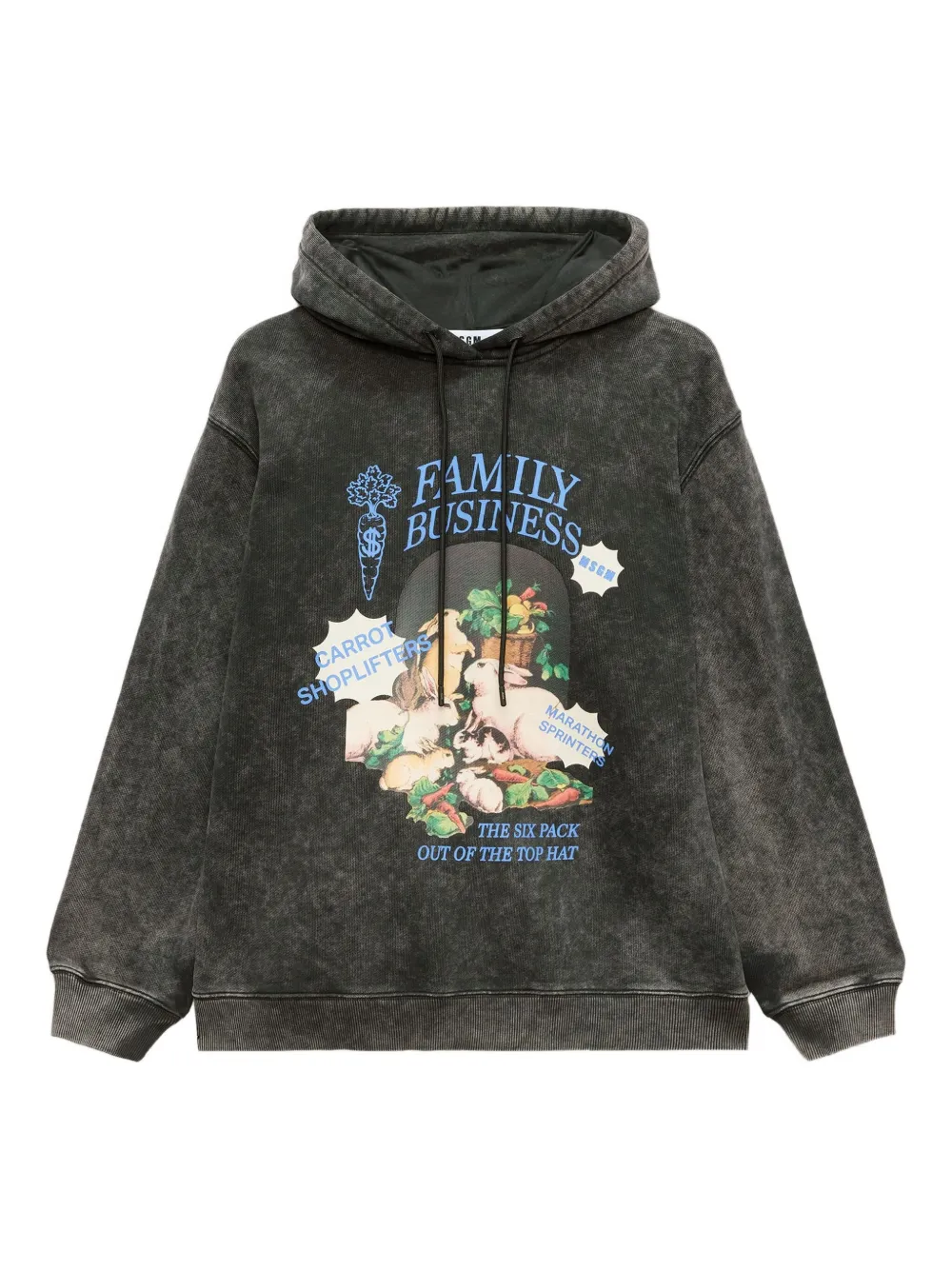 Худи с графичным принтом Msgm, черный
Худи с графичным принтом Msgm, черный