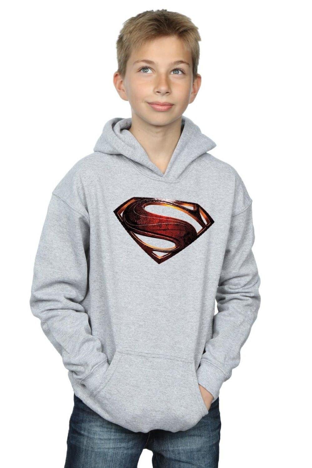 Толстовка с эмблемой Супермена из фильма «Лига справедливости» DC Comics, серый
Толстовка с эмблемой Супермена из фильма «Лига справедливости» DC Comics, серый