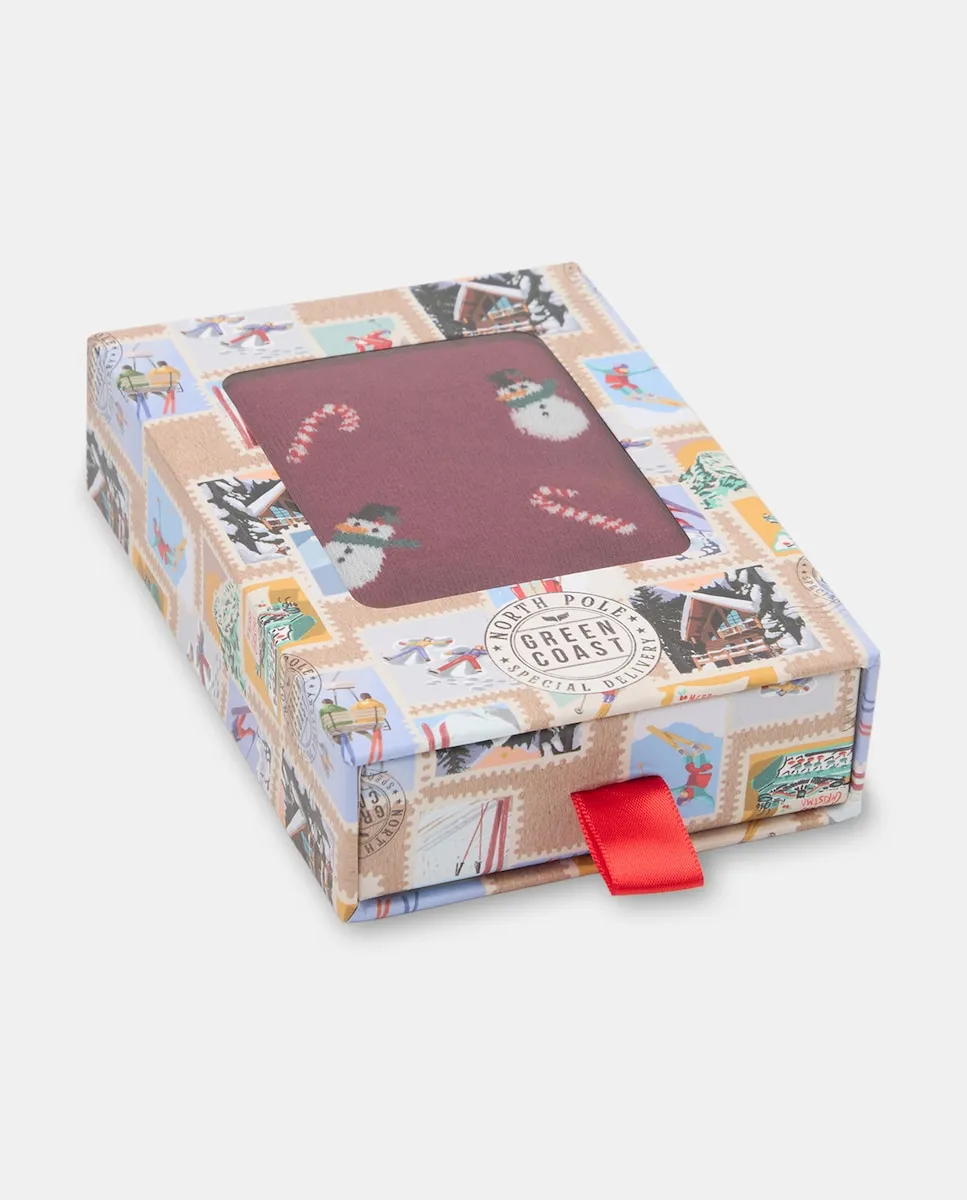 Набор X-MAS носков 1 пара для мужчин Green Coast, бордовый
Набор X-MAS носков 1 пара для мужчин Green Coast, бордовый