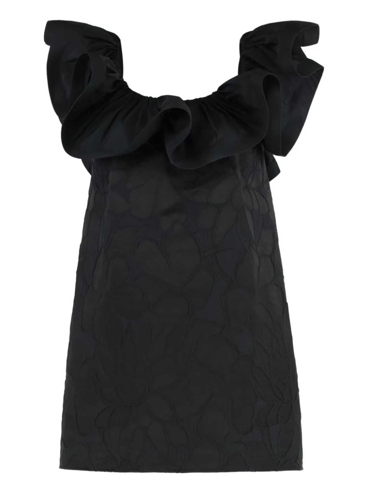 Жаккардовое платье мини Elisabetta Franchi, черный
Жаккардовое платье мини Elisabetta Franchi, черный