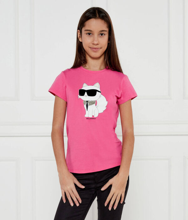Футболка женская Karl Lagerfeld Kids с принтом кошки, розовый
Футболка женская Karl Lagerfeld Kids с принтом кошки, розовый