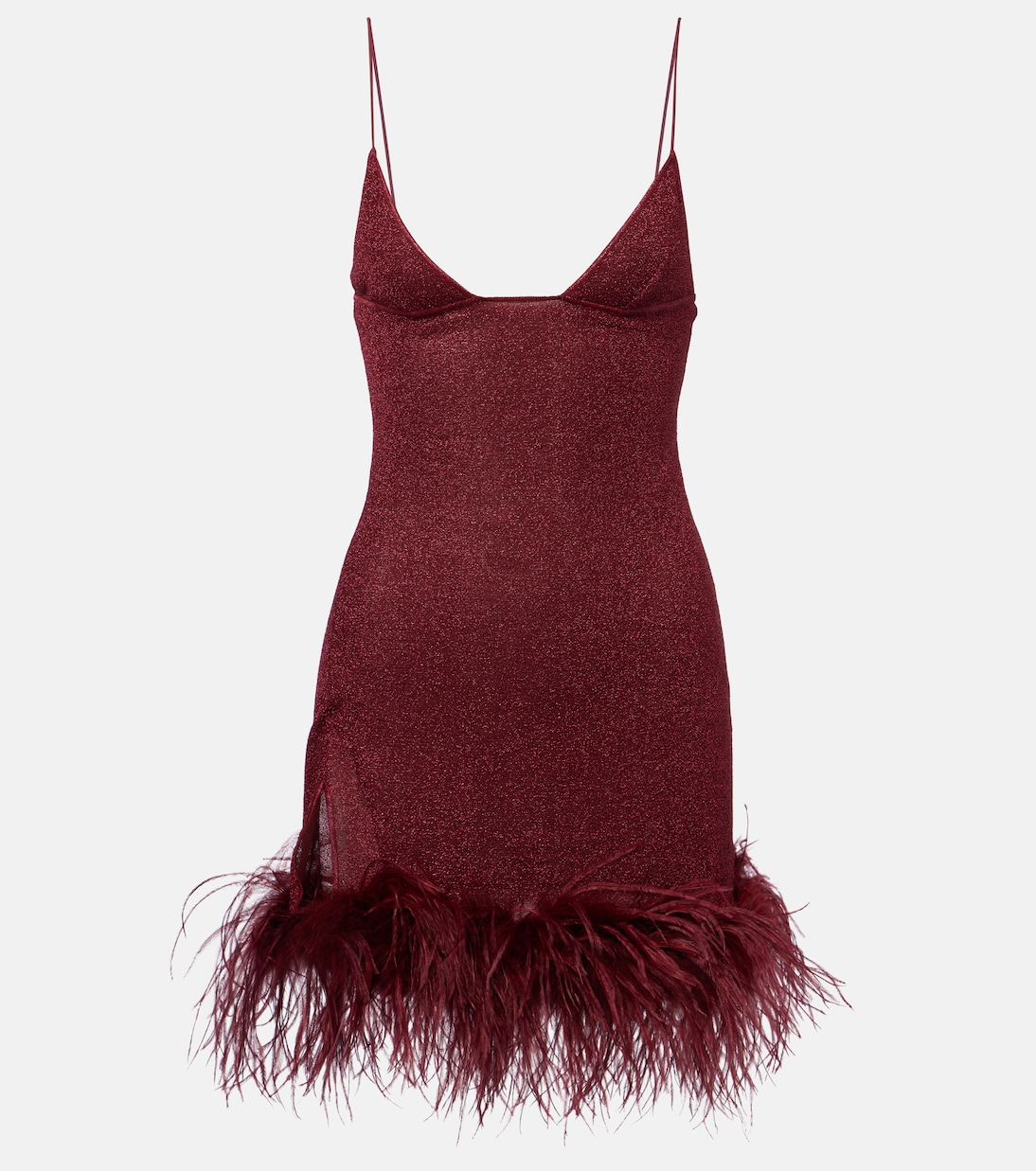 Мини-платье Lumière с перьевым декором Oséree, бордовый
Мини-платье Lumière с перьевым декором Oséree, бордовый