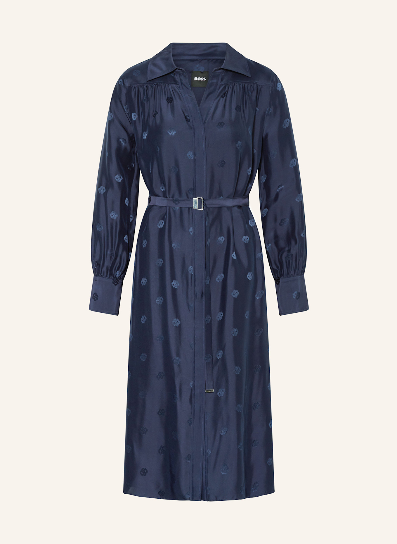 Платье-Рубашка Diesina из жаккарда с шелком Boss, синий
Платье-Рубашка Diesina из жаккарда с шелком Boss, синий