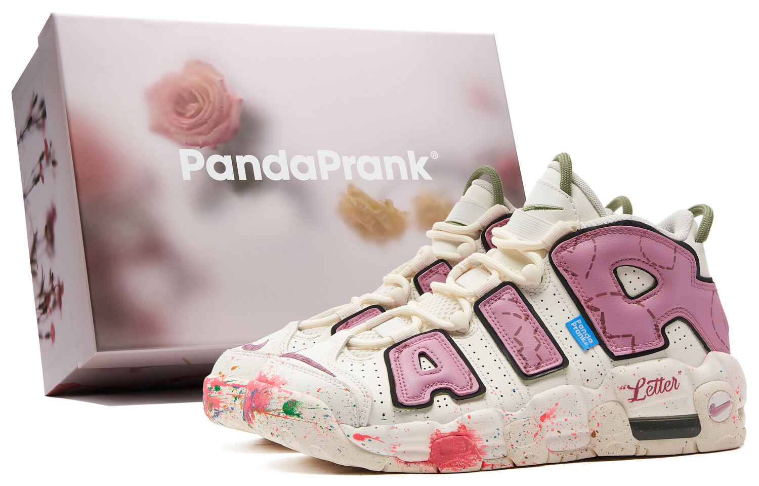 Баскетбольные кроссовки Air More Uptempo для детей, начальная школа Nike, белый/розовый
Баскетбольные кроссовки Air More Uptempo для детей, начальная школа Nike, белый/розовый