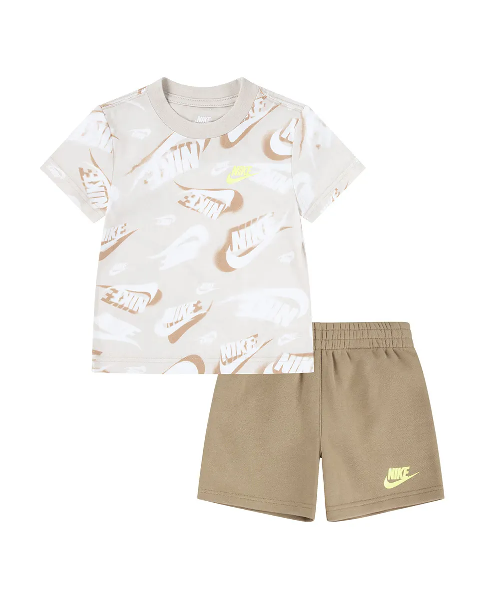 Nike Спортивная одежда "On The Move" Комплект французских махровых шорт с принтом, коричневый
Nike Спортивная одежда "On The Move" Комплект французских махровых шорт с принтом, коричневый