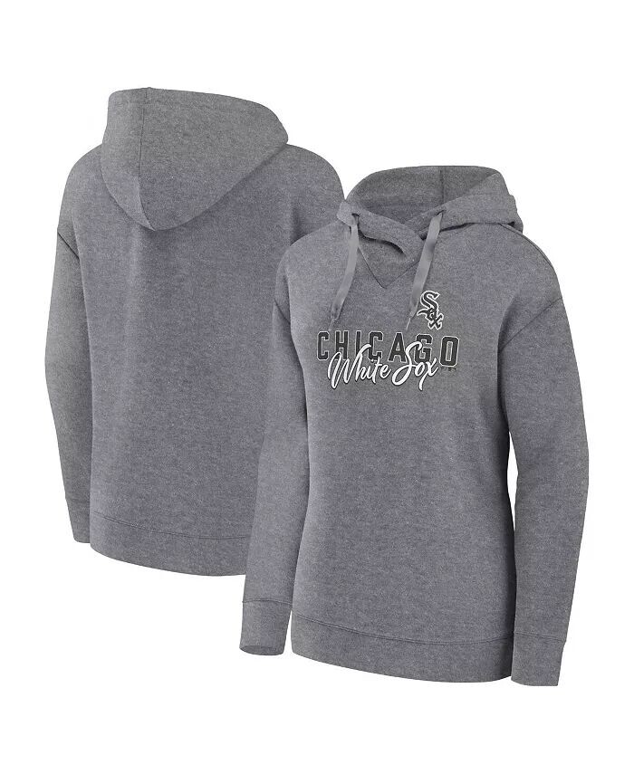 Женская толстовочка-свитшот Heather Grey Chicago White Sox Script Favorite Fanatics
Женская толстовочка-свитшот Heather Grey Chicago White Sox Script Favorite Fanatics