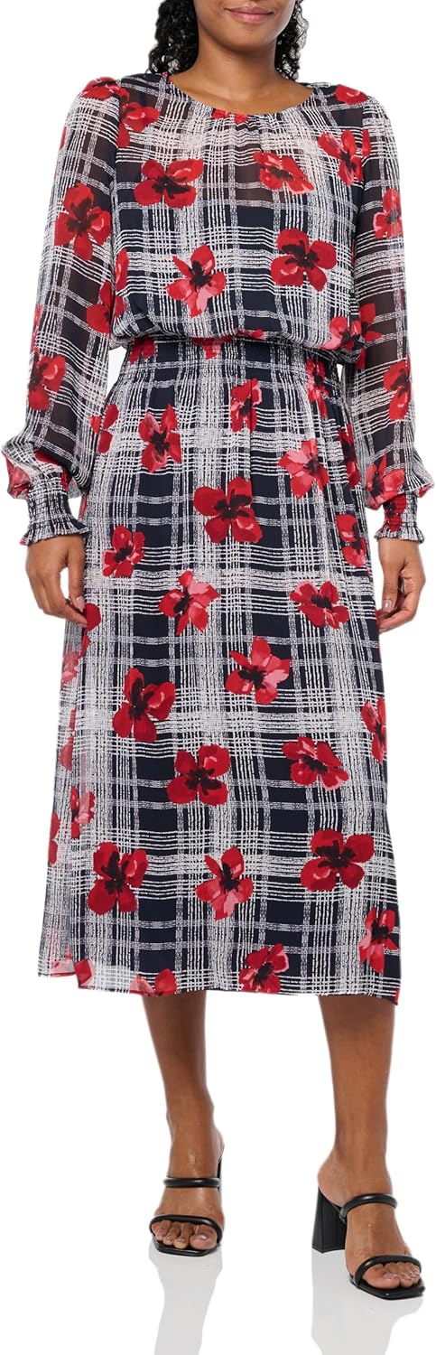 Женское платье Tommy Hilfiger с длинными рукавами и длиной миди, Sky Captain/Scarlet/Ivory
Женское платье Tommy Hilfiger с длинными рукавами и длиной миди, Sky Captain/Scarlet/Ivory