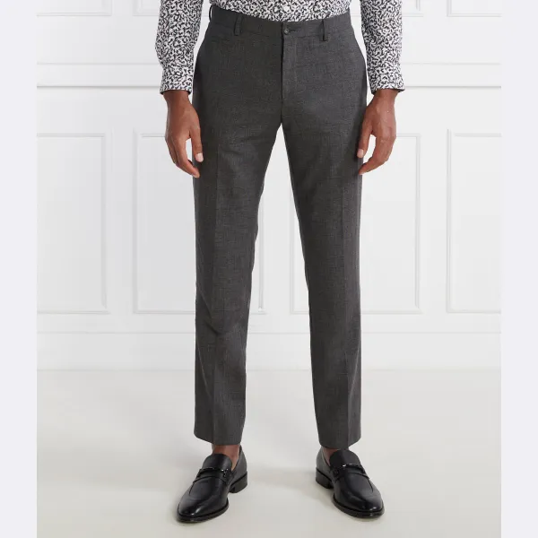 Брюки узкого кроя Genius с добавлением шерсти Boss, черный
Брюки узкого кроя Genius с добавлением шерсти Boss, черный