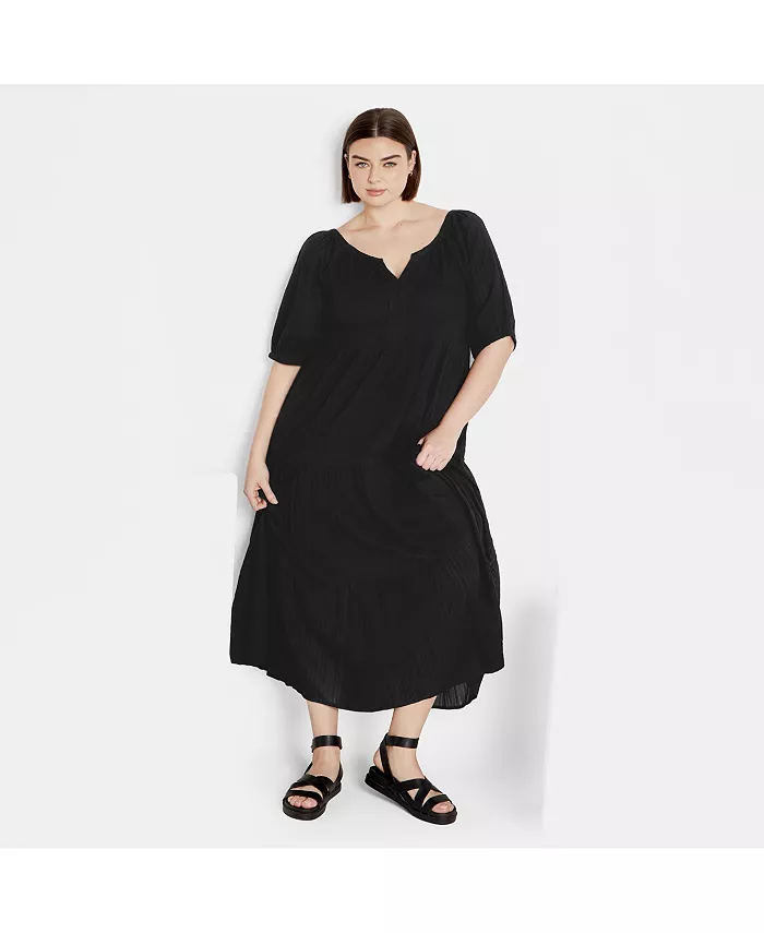 Платье Таллула макси больших размеров CITY CHIC, черный
Платье Таллула макси больших размеров CITY CHIC, черный