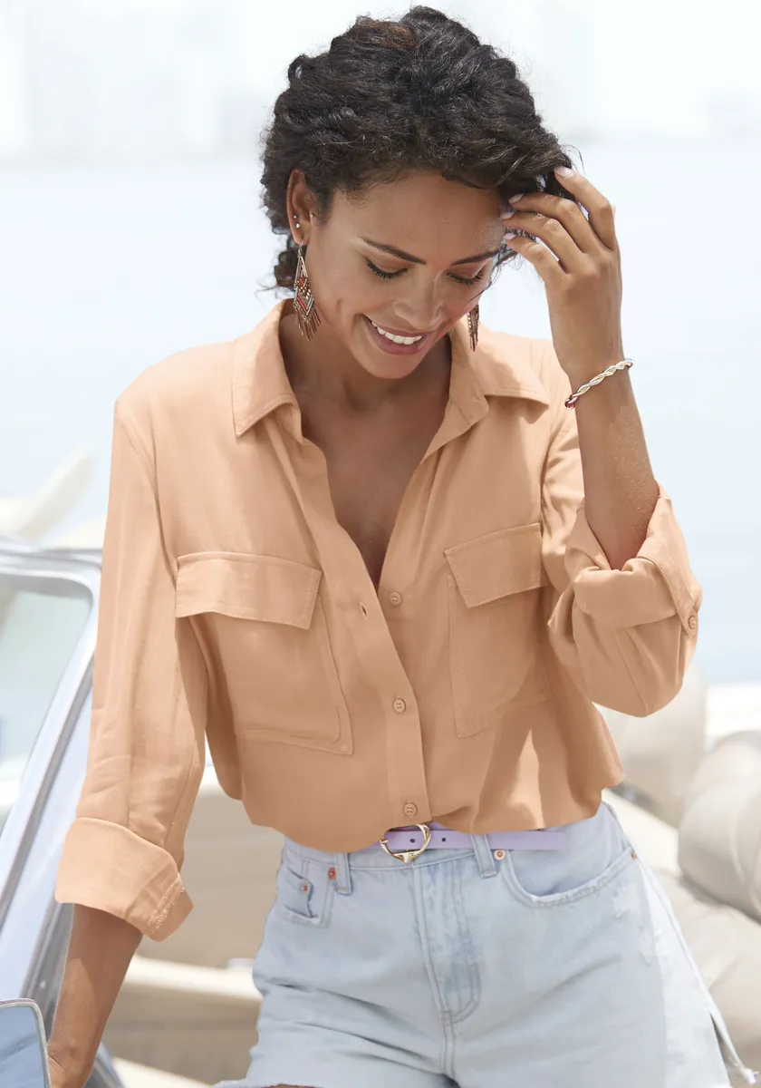 Блуза-рубашка Vivance, изготовлена из мягкого качественного лиоцелла, воздушная женская блузка, повседневный шик, цвет Peach
Блуза-рубашка Vivance, изготовлена из мягкого качественного лиоцелла, воздушная женская блузка, повседневный шик, цвет Peach