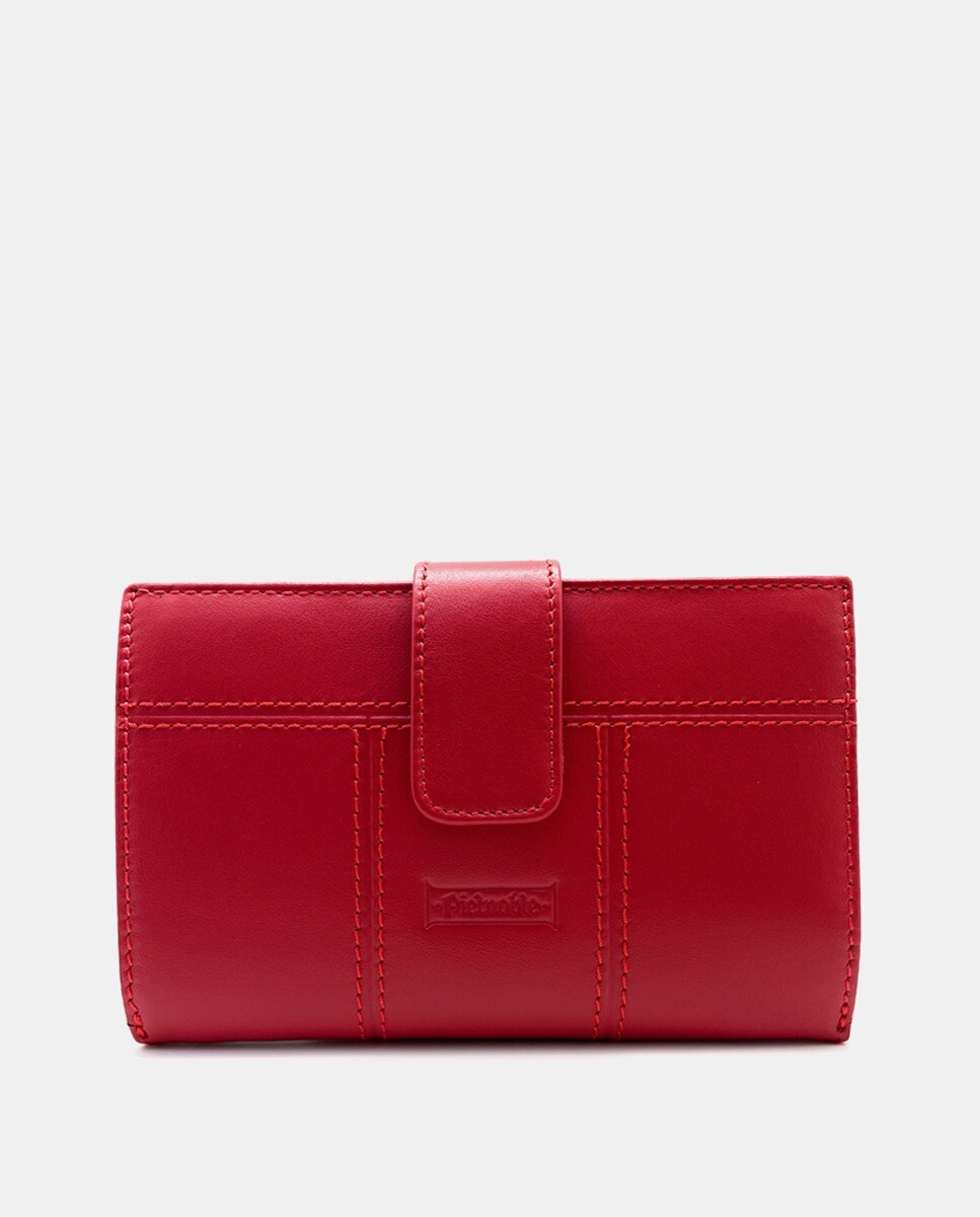 Красный кожаный кошелек среднего размера с внутренними отделениями для карт Pielnoble, красный
Красный кожаный кошелек среднего размера с внутренними отделениями для карт Pielnoble, красный