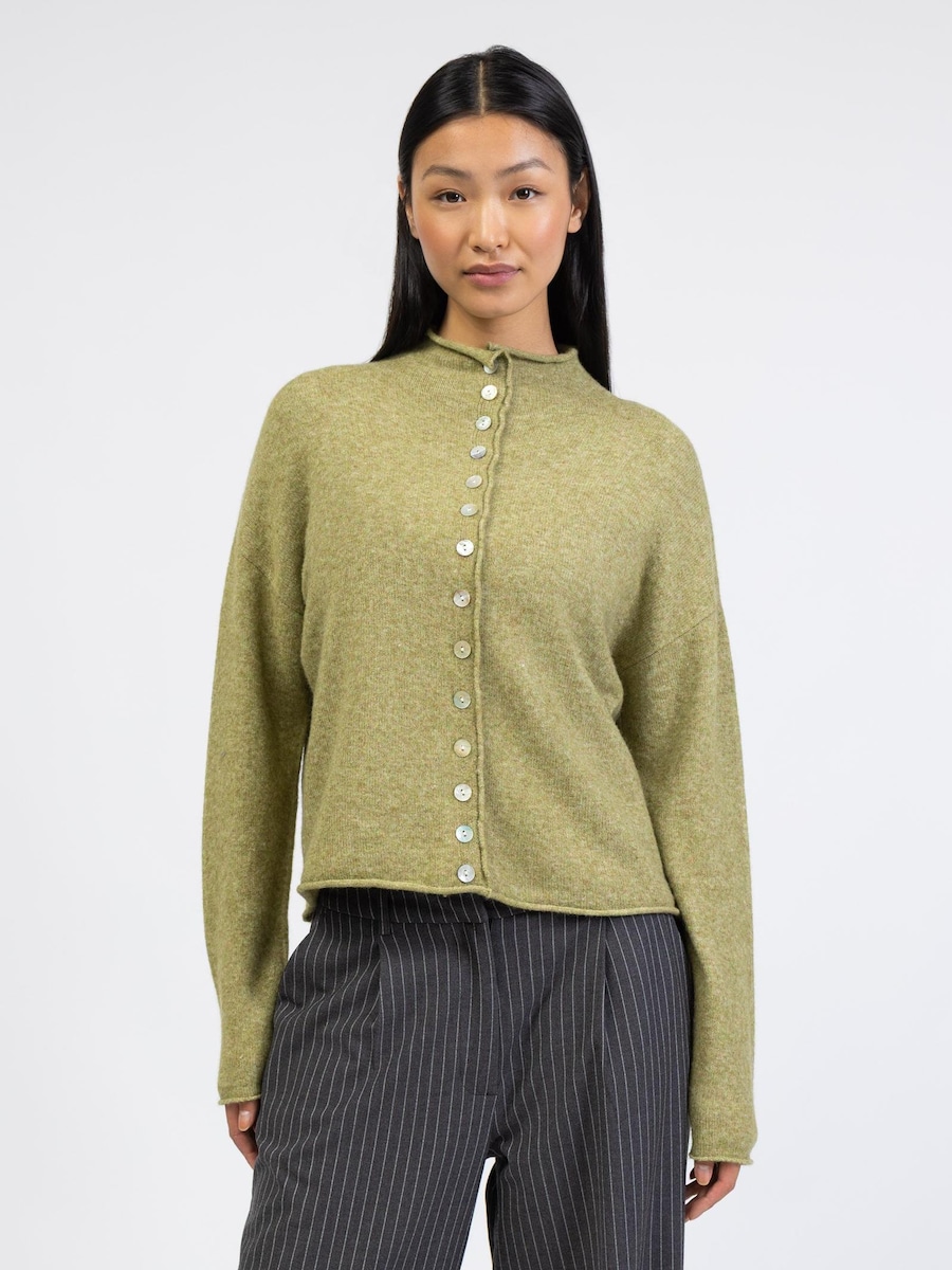 Вязаный кардиган BROKE + SCHÖN Strickjacke mit Stehkragen, светло-зеленый
Вязаный кардиган BROKE + SCHÖN Strickjacke mit Stehkragen, светло-зеленый