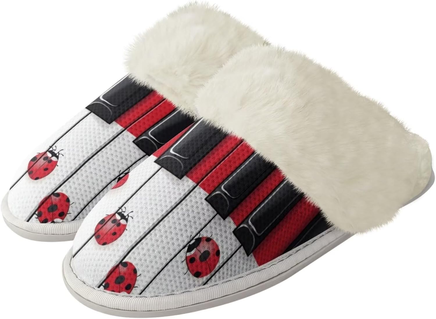 Мужские тапочки Forchrinse Red Ladybug Daisy с эффектом памяти, пушистые домашние тапочки для женщин, тапочки «Божья коровка», легкая домашняя обувь для спальни, красный
Мужские тапочки Forchrinse Red Ladybug Daisy с эффектом памяти, пушистые домашние тапочки для женщин, тапочки «Божья коровка», легкая домашняя обувь для спальни, красный