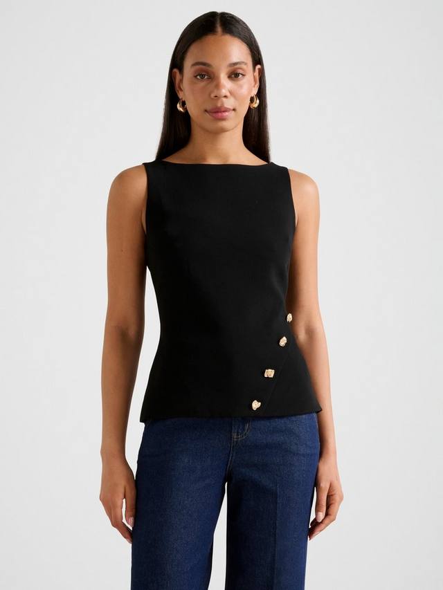 Асимметричный топ-жилет Phoebe Forever New, Black
Асимметричный топ-жилет Phoebe Forever New, Black